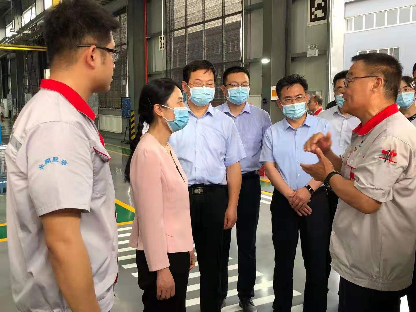 省委常委、組織部部長陳安麗蒞臨我司調(diào)研企業(yè)黨建及運(yùn)行情況
